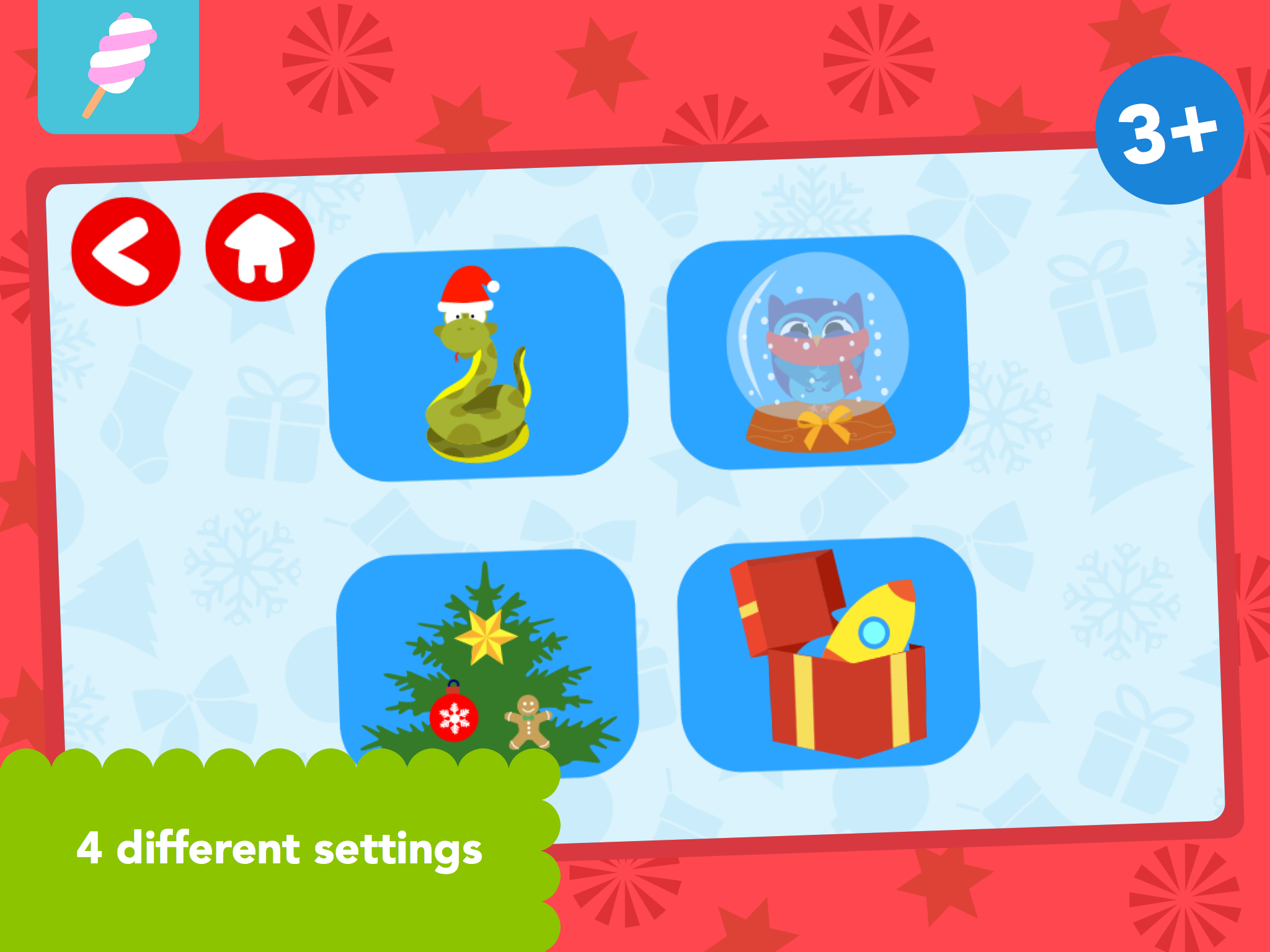 Math Tales - Christmas Time: Christmas Math in the Snowy Jungle screenshot 8