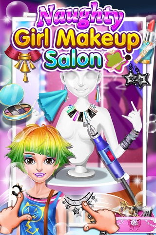 Naughty Girl Makeup Salon - Free Girls Games screenshot 3