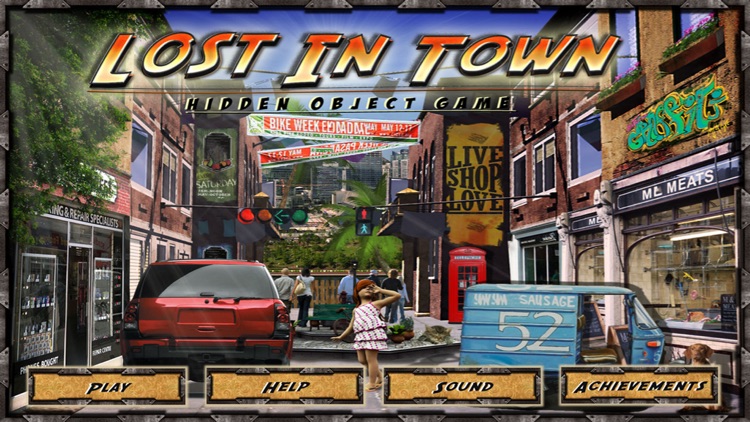 Lost in Town Hidden Object