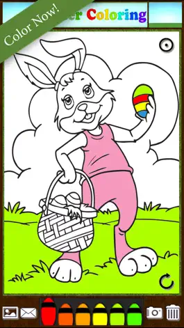 Game screenshot Easter Bunny Eggs ColoringBook FREE mod apk