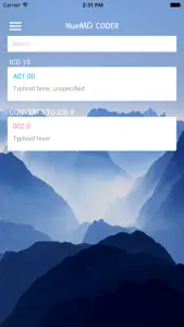 NueMD ICD-10 Coder screenshot #2 for iPhone