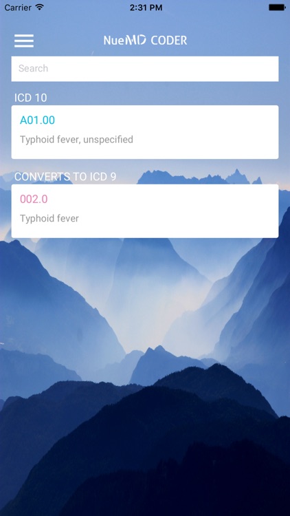 NueMD ICD-10 Coder