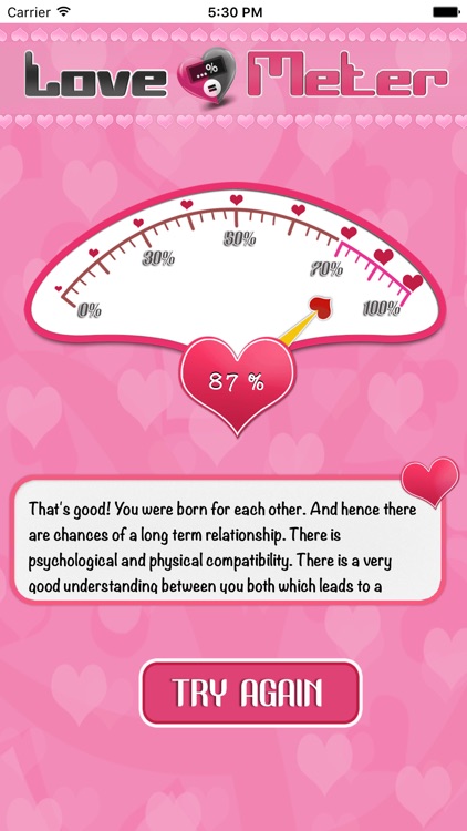 Love Test Meter