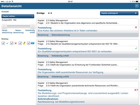 Audit Manager Valisure - ISO 26262 screenshot 4