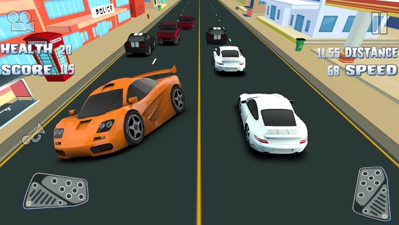 3D 楽しいレースゲーム 最高の車ゲーム 無料の高速レースのおすすめ画像3