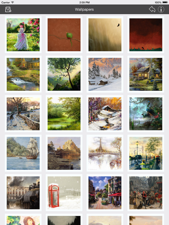 Screenshot #6 pour Fonds d'écran Collection Peinture Édition