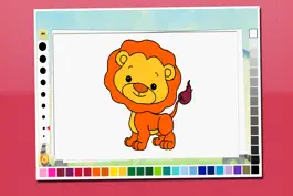 Game screenshot Baby Animals Coloring Book :Paint Bird Monkey Lion Rabbit Dog Elephant and more mod apk