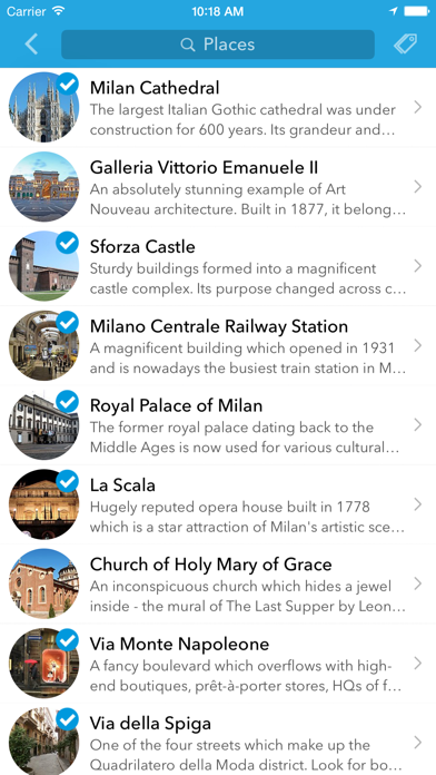 Screenshot #2 pour Milan - Planificateur de voyages par Tripomatic, guide de voyage et carte hors ligne