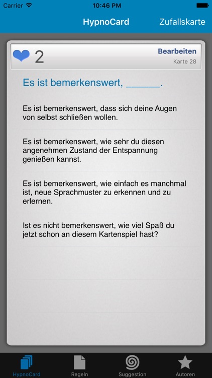 HypnoCard