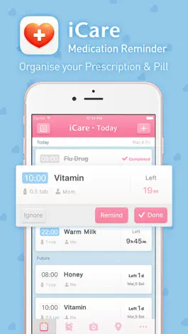 Game screenshot iCare · Medication Reminder mod apk