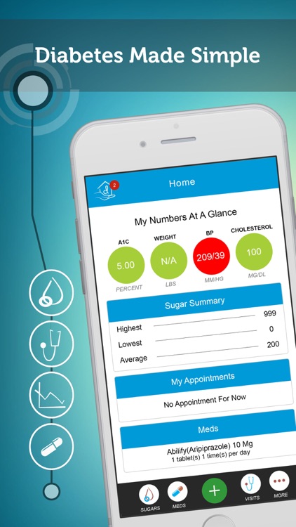 My Diabetes Home - Track Your Sugars, Meds & More!