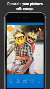 Emoji Picture Editor - Add Emojis to your Photos screenshot #1 for iPhone