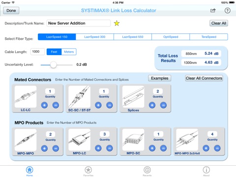 cCalc Tools by CommScope screenshot 2