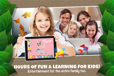 Kids Learning Puzzles: Garden Animals, K12 Tangramのおすすめ画像5