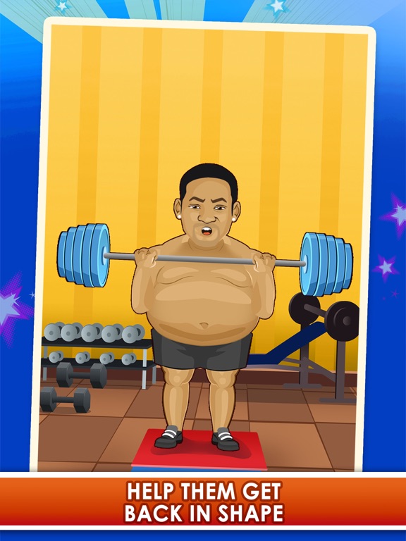Celebrity Fit Race - running salon & fat jump-ing games! iPad screenshot 4 - Games app