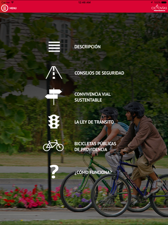 Screenshot #6 pour Ciclovías Providencia