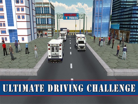 Screenshot #4 pour Le parking de l'hôpital Ambulance - drive & véhicule parc dans ce pilote jeu de simulation extrême