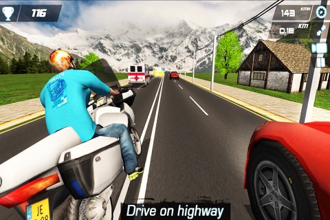 Race Moto in Traffic screenshot 2