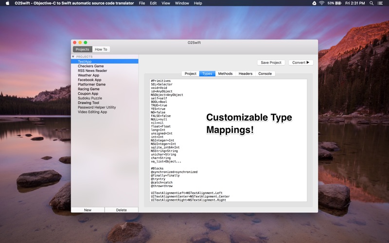 o2swift - objective-c to swift automatic source code translator iphone screenshot 3