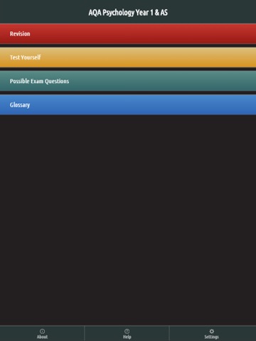 Screenshot #4 pour AQA Psychology Year 1 & AS