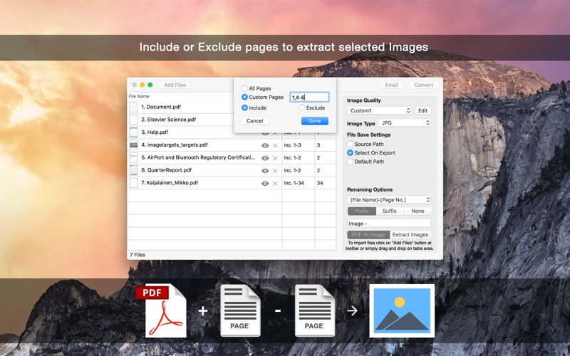 Screenshot #2 pour PDF - Image Convert & Extract