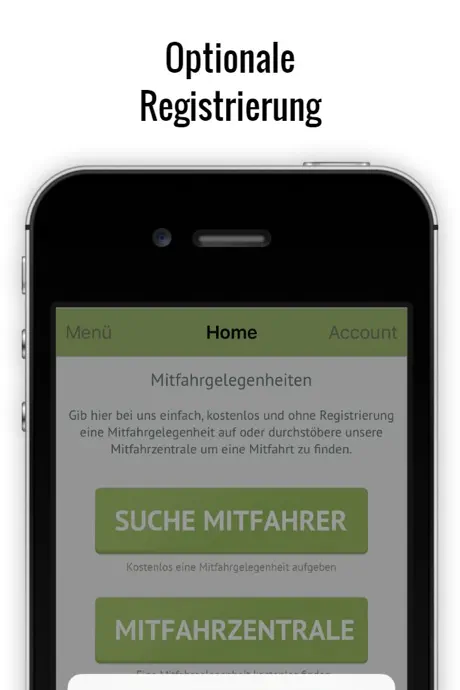 Mitfahrer suchen