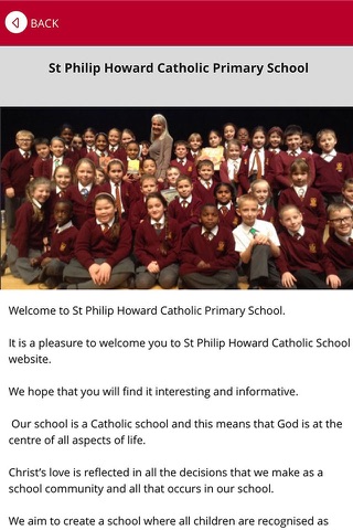St Philip Howard CP School screenshot 2