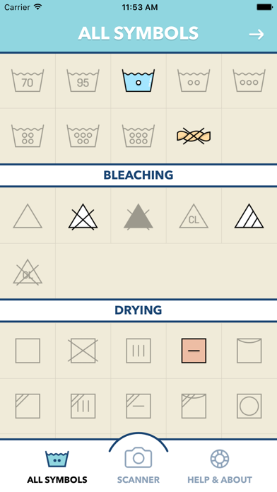 Screenshot #2 for Laundry Day - Care Symbol Reader