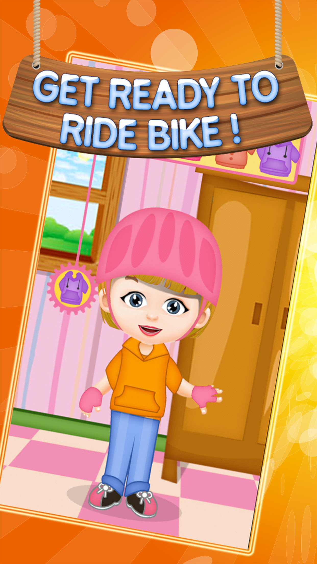 Ride Elsa's Bike - Kids School Bicycle Fun Adventure screenshot 4