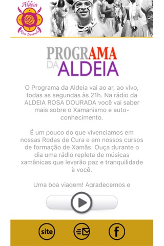 Aldeia Rosa Dourada - Rádio screenshot 2