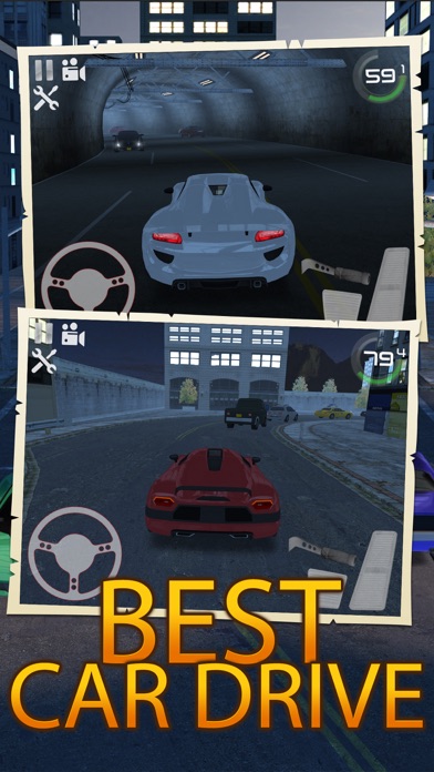 Screenshot #2 pour Night Traffic Car Driving Drift Parking Simulator