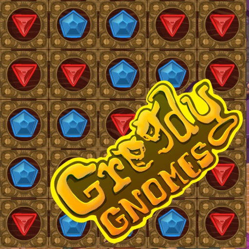 Greedy Gnomes - Dimond Match 3 Puzzle icon