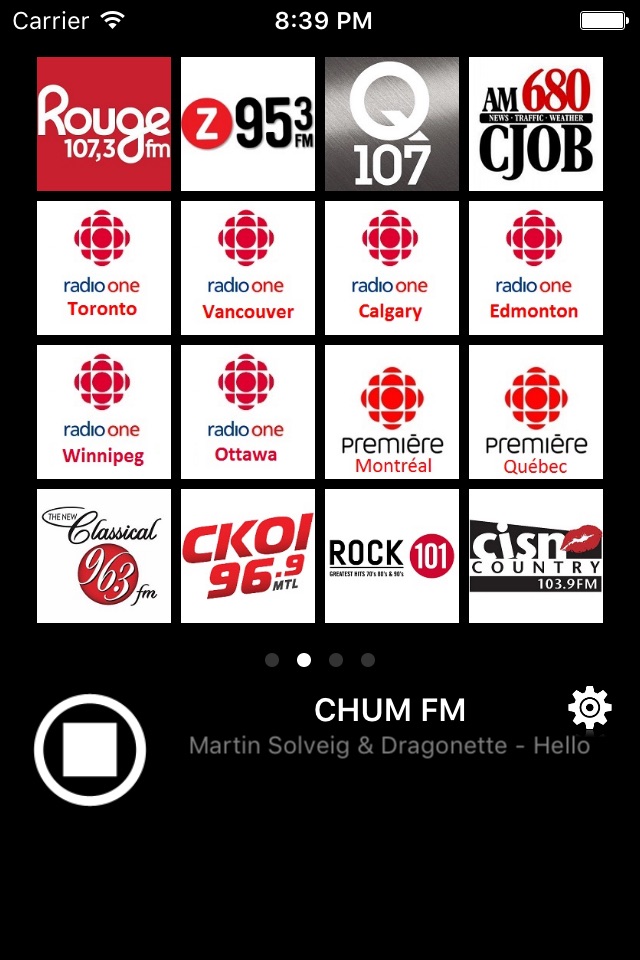 Radios Canada screenshot 2
