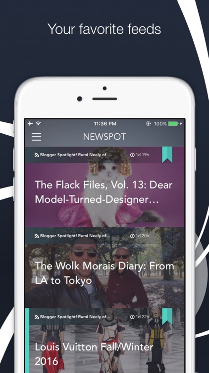 Newspot - Your Wonderful News & RSS Feed Reader "for Apple Watch and iPhone" screenshot-0
