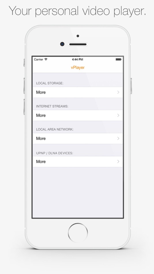 #1. vPlayer - Your personal Video Player (iOS) By: Elisa Valeria Distefano