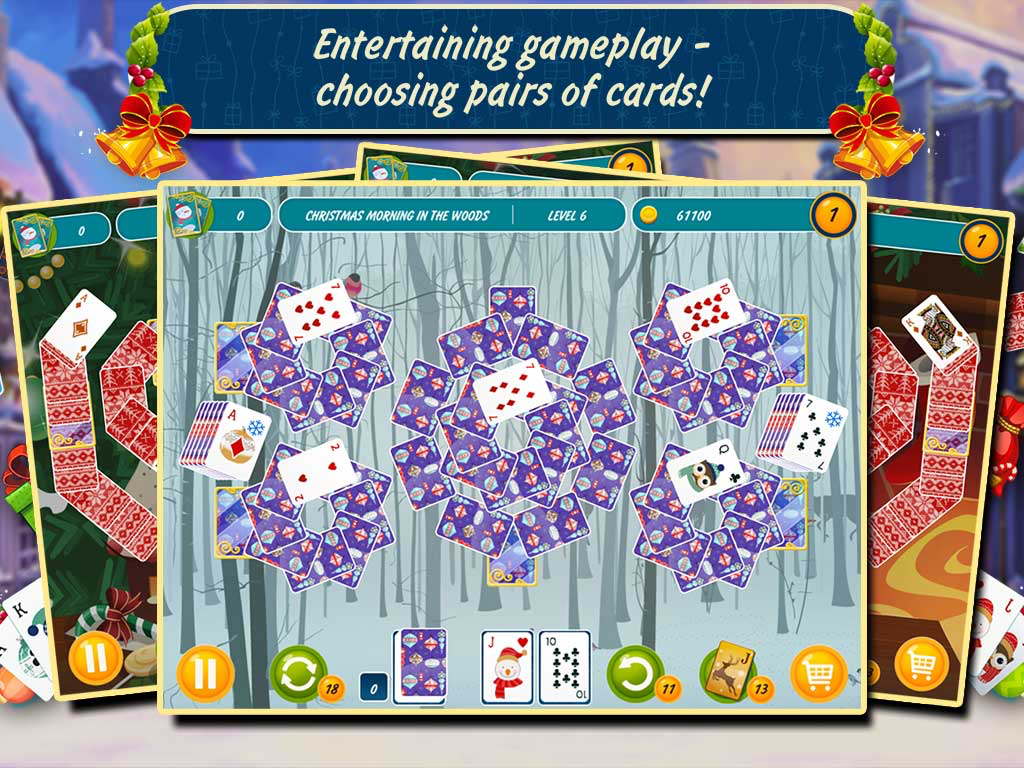 Solitaire Christmas. Match 2 Cards Free. Card Game screenshot 7