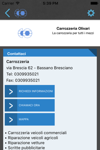 Carrozzeria Olivari screenshot 3