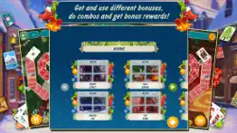 solitaire christmas. match 2 cards free. card game iphone screenshot 3