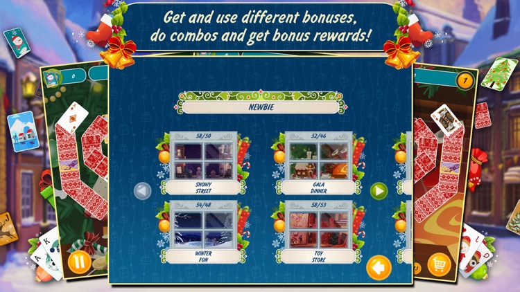 Solitaire Christmas. Match 2 Cards Free. Card Game