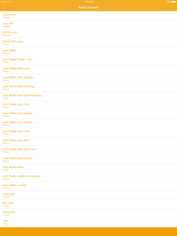 Screenshot #4 pour Radio Jazz FM - Streaming and listen to live online funk music charts from european station and channel