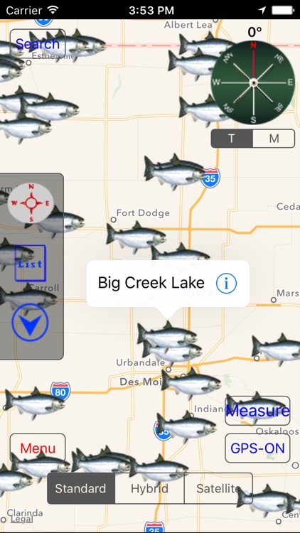 Iowa: Fishing Lakes