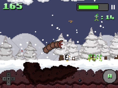 Screenshot #4 pour Super Mega Worm Vs Santa Saga