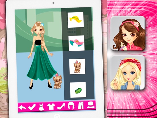 Fashion dress for girls - Games of dressing up fashion girls iPad screenshot