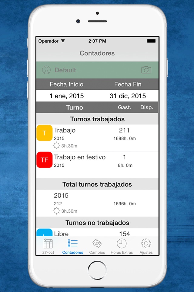 Shift Cal - CuadraTurnos PRO screenshot 1