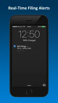 SEC Filing Alerts iphone bilder 0