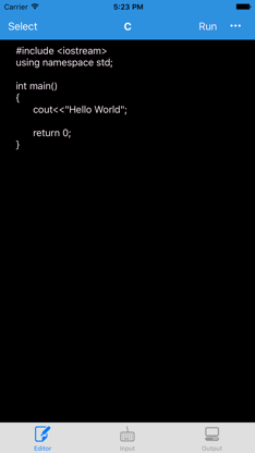 Online Console Compiler screenshot 1