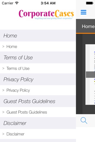 CorporateCases screenshot 2
