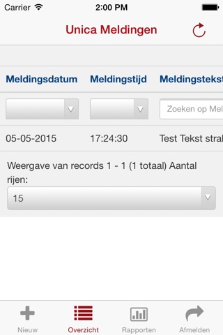 Unica Meldingen screenshot 4