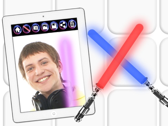 Lightsaber Star Simulator Wars saber sound effects iPad screenshot 1 - Entertainment app
