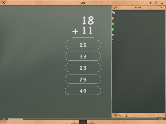 Screenshot #5 pour MathBoard Addition